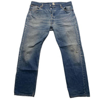Levis 501 XX Vintage Distressed Made in Mexico Light Blue Jeans (W 40)