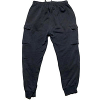 Nike Black and White Cargo Joggers (M)