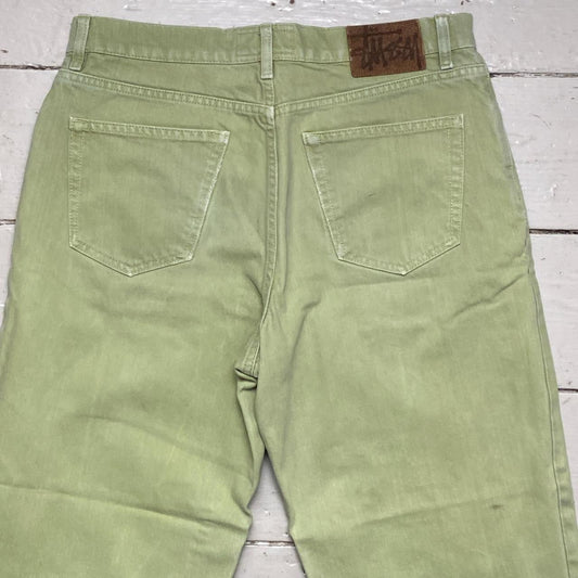 Stussy Big Ol Baggy Jeans Light Green