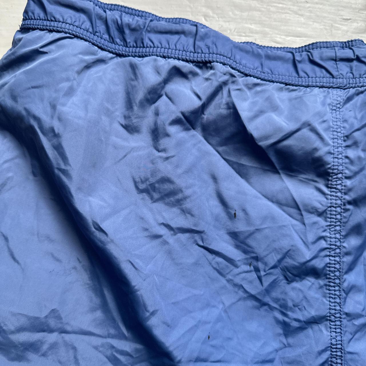 Moncler Swim Shorts Light Blue White and Grey