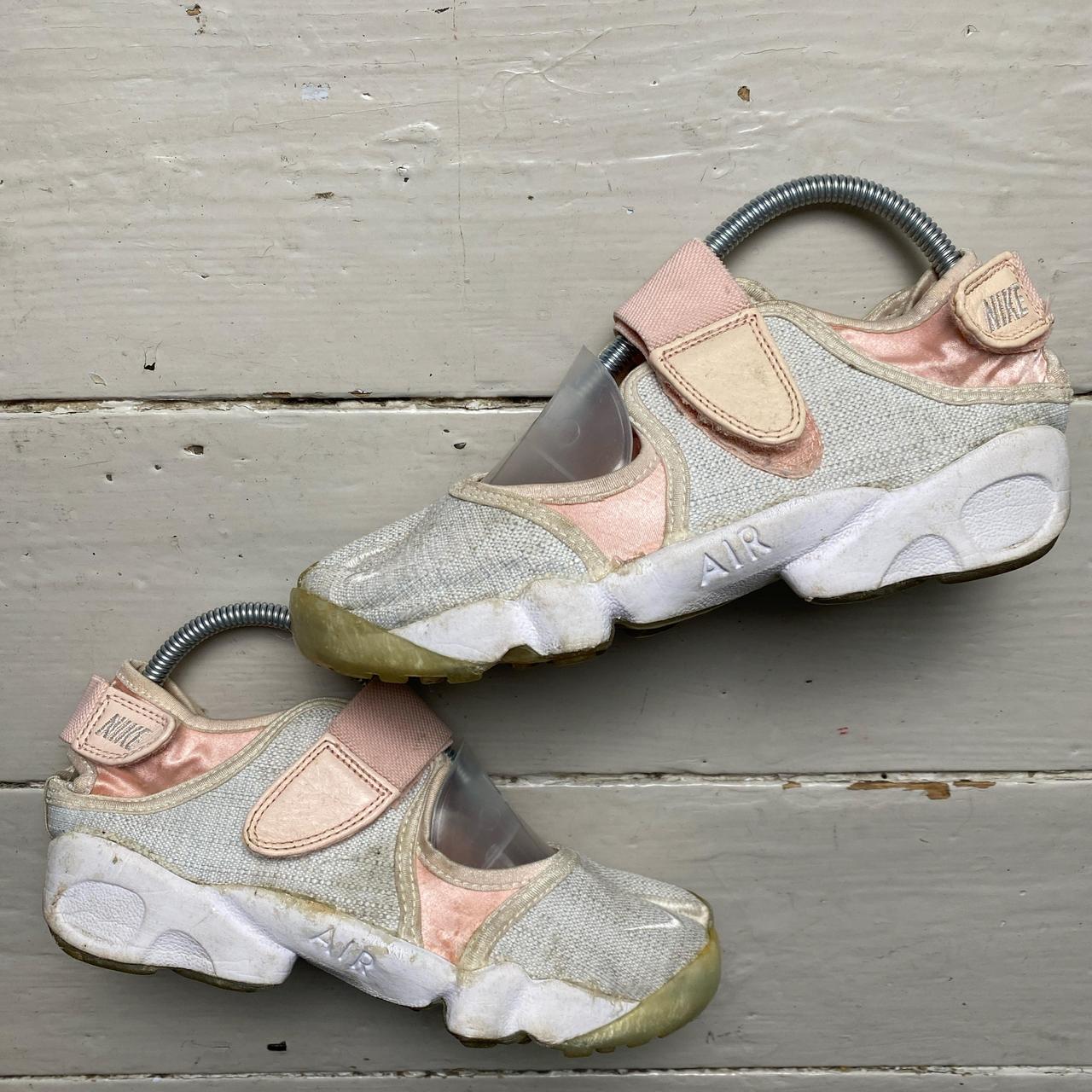 Nike Air Rift Vintage 2005 White and Pink Tabi Split Toe