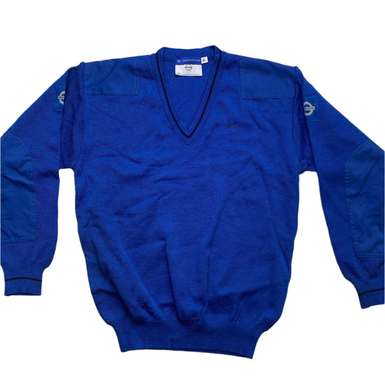 Workwear Blue V Neck Jumpers (M)