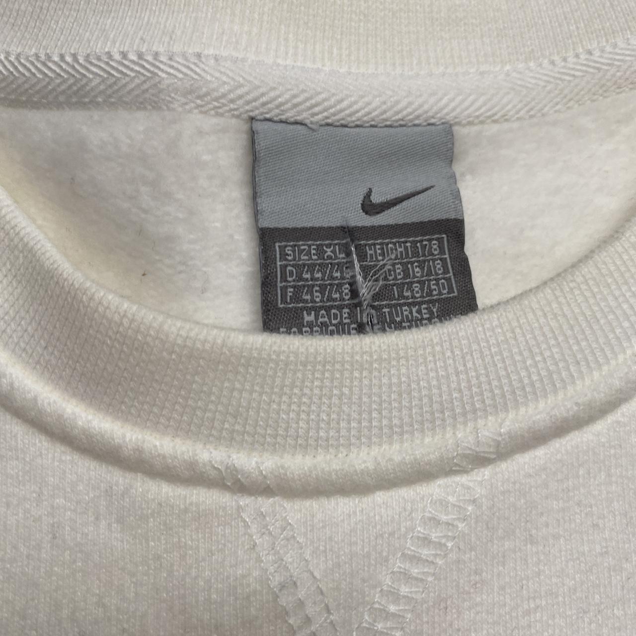 Nike Vintage Y2K White Jumper (XL)