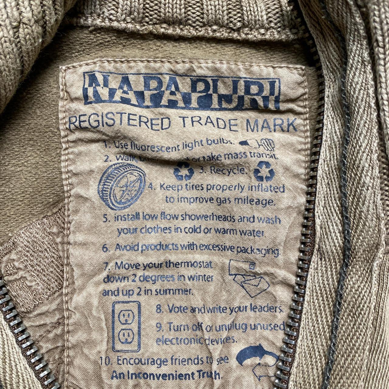 Napapijri Brown Sand Zip Jumper (XL)