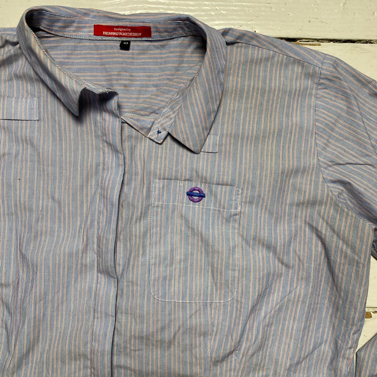 London Underground Purple Long Sleeve Shirts