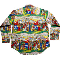 Sixty Vintage Protestor Cartoon Shirt (M)