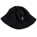 Kangol Black Flat Fleece Bucket Hat