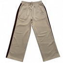 Jehucal Cream and Brown Baggy Trackpant Joggers (L)