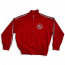 Adidas Red and White Vintage 90’s Tracksuit Jacket (L)