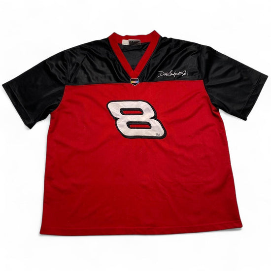NASCAR Vintage y2k Dale Earnhardt Jr Red and Black Jersey (XL)