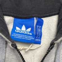 Adidas Grey and Black Hoodie (M)