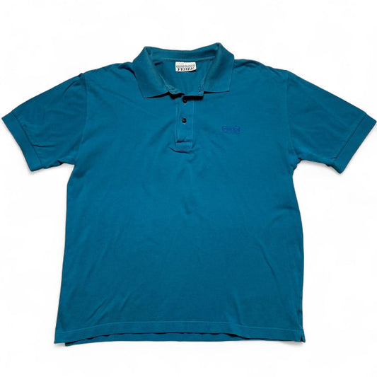 Gianfranco Ferre Vintage Blue Short Sleeve Polo Shirt (L)