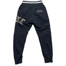 Nike Black and White Spellout Joggers (S)