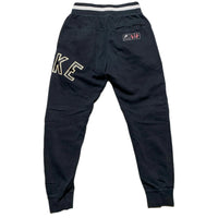 Nike Black and White Spellout Joggers (S)