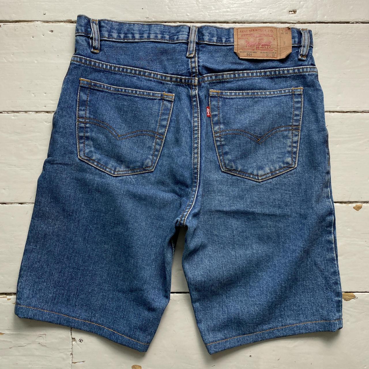 Levis 501 Vintage Made in USA Navy Jort Jean Shorts