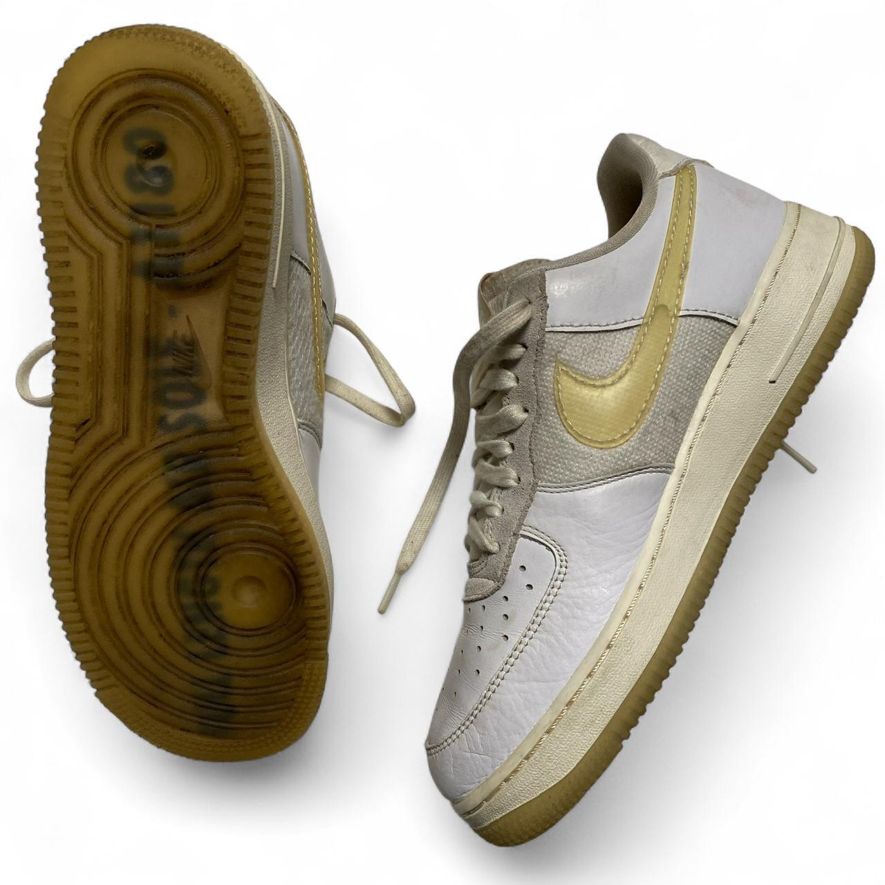 Nike Air Force 1 White and Cream (UK 7)