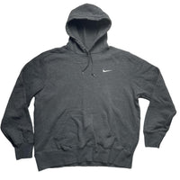 Nike Swoosh Grey and White Hoodie (XL)