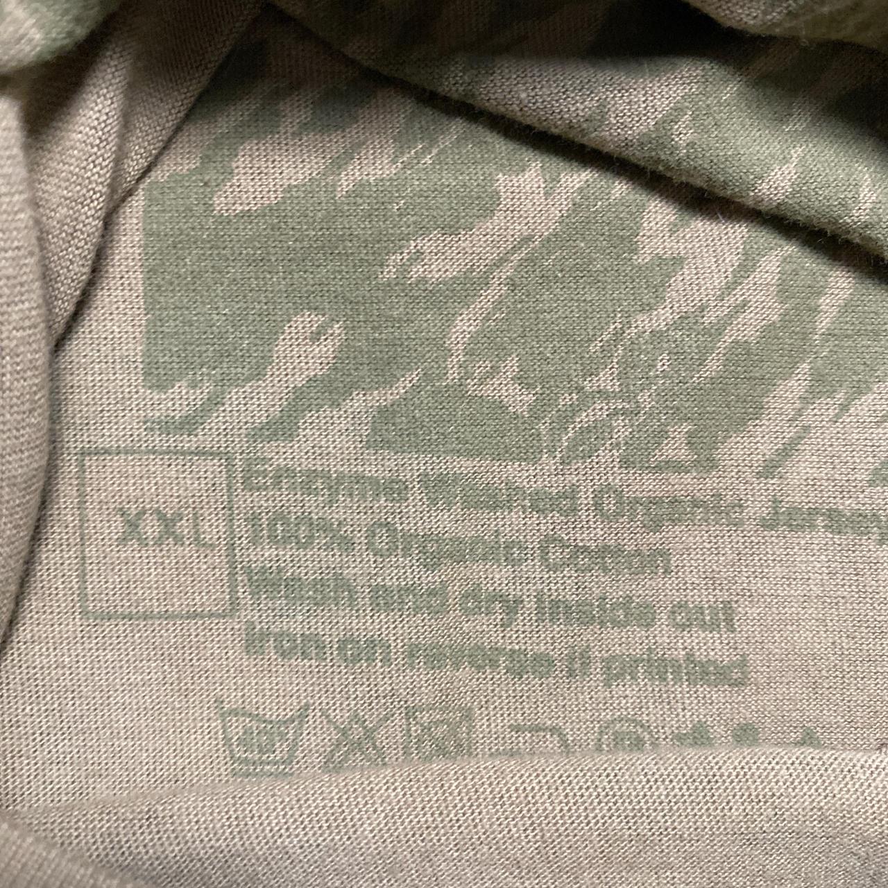Maharishi Camouflage Green and Brown T Shirt (2XL)