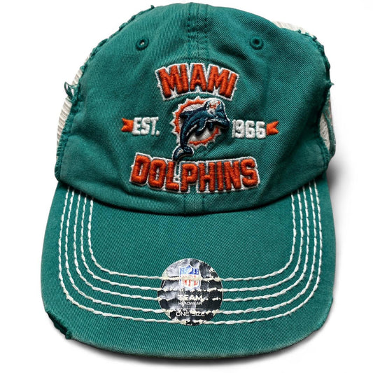 Miami Dolphins Turquoise and Orange Trucker Cap
