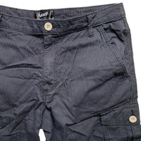 Vans Black and White Pinstripe Cargo Baggy Shorts (34W)