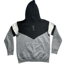 Trapstar Grey Black and White Hoodie (L)