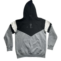 Trapstar Grey Black and White Hoodie (L)