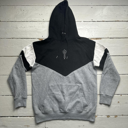 Trapstar Grey Black and White Hoodie