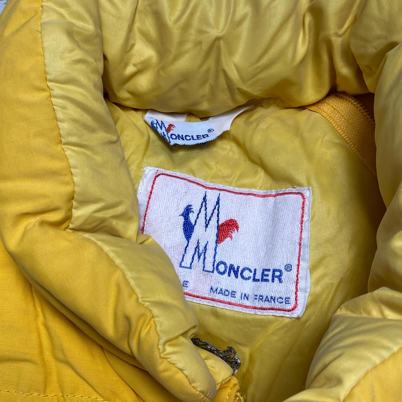Moncler Grenoble Yellow Vintage Puffer Gilet (L)