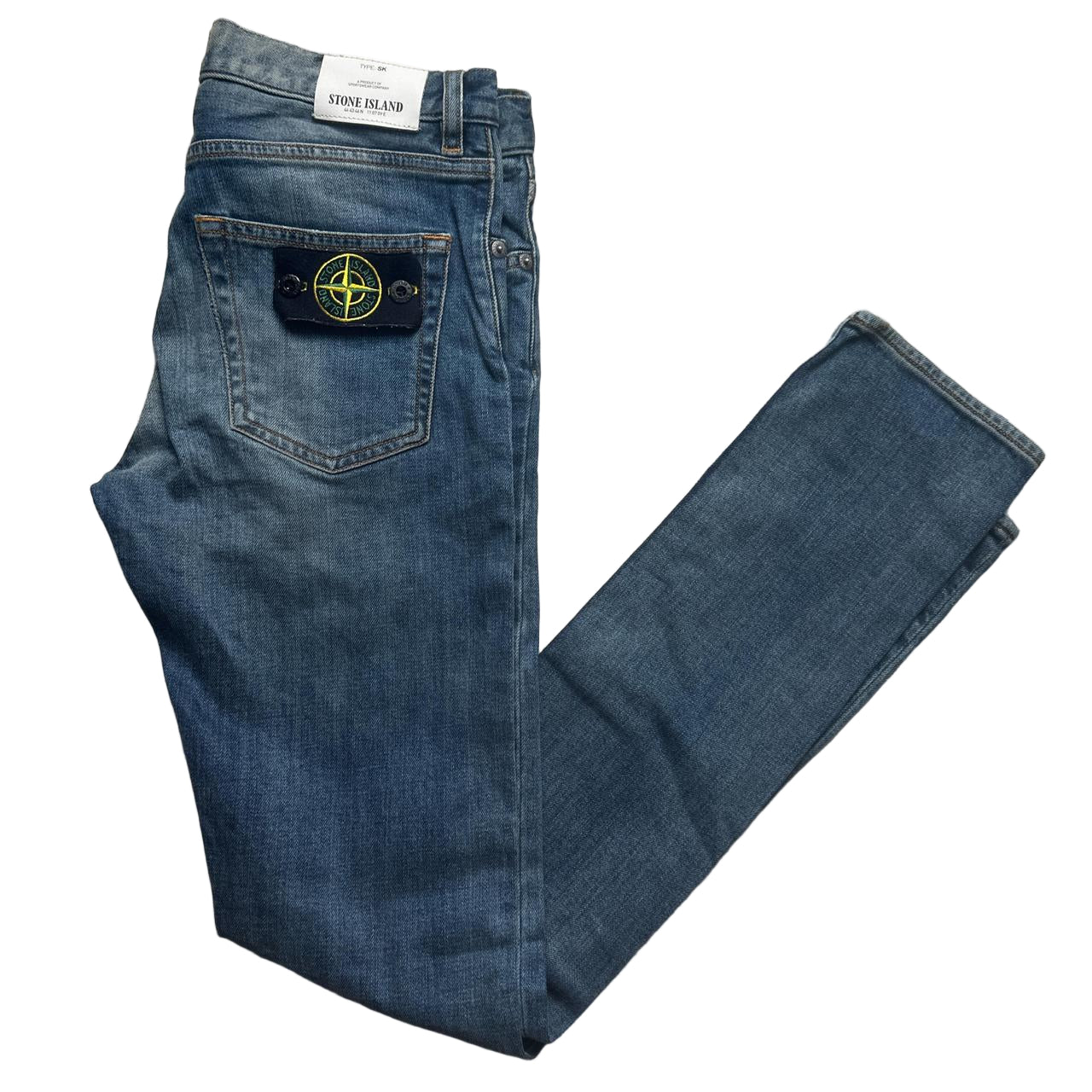 Stone Island Junior Slim Light Blue Jeans (Age 14)