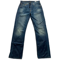 Levis 501 Vintage Stonewashed Navy Jeans (32W)
