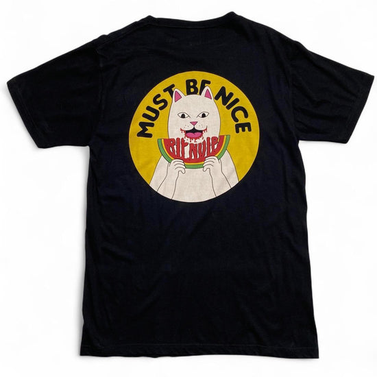 Rip n Dip Must Be Nice Watermelon Black T Shirt (M)