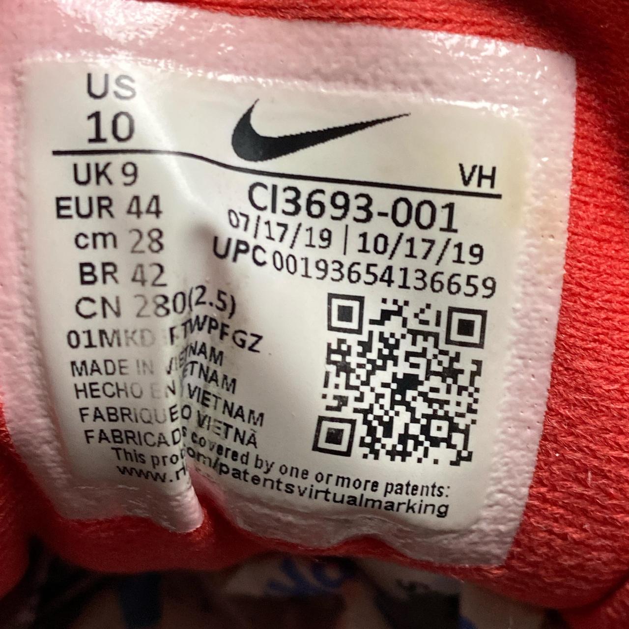 Nike Air Max 98 Grey Red and White (UK 9)