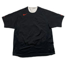 Nike Total 90 Black Red and White Football Jersey T Shirt (XL)