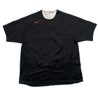 Nike Total 90 Black Red and White Football Jersey T Shirt (XL)