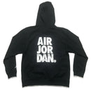 Nike Air Jordan Black and White Hoodie (M)