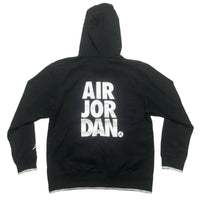 Nike Air Jordan Black and White Hoodie (M)