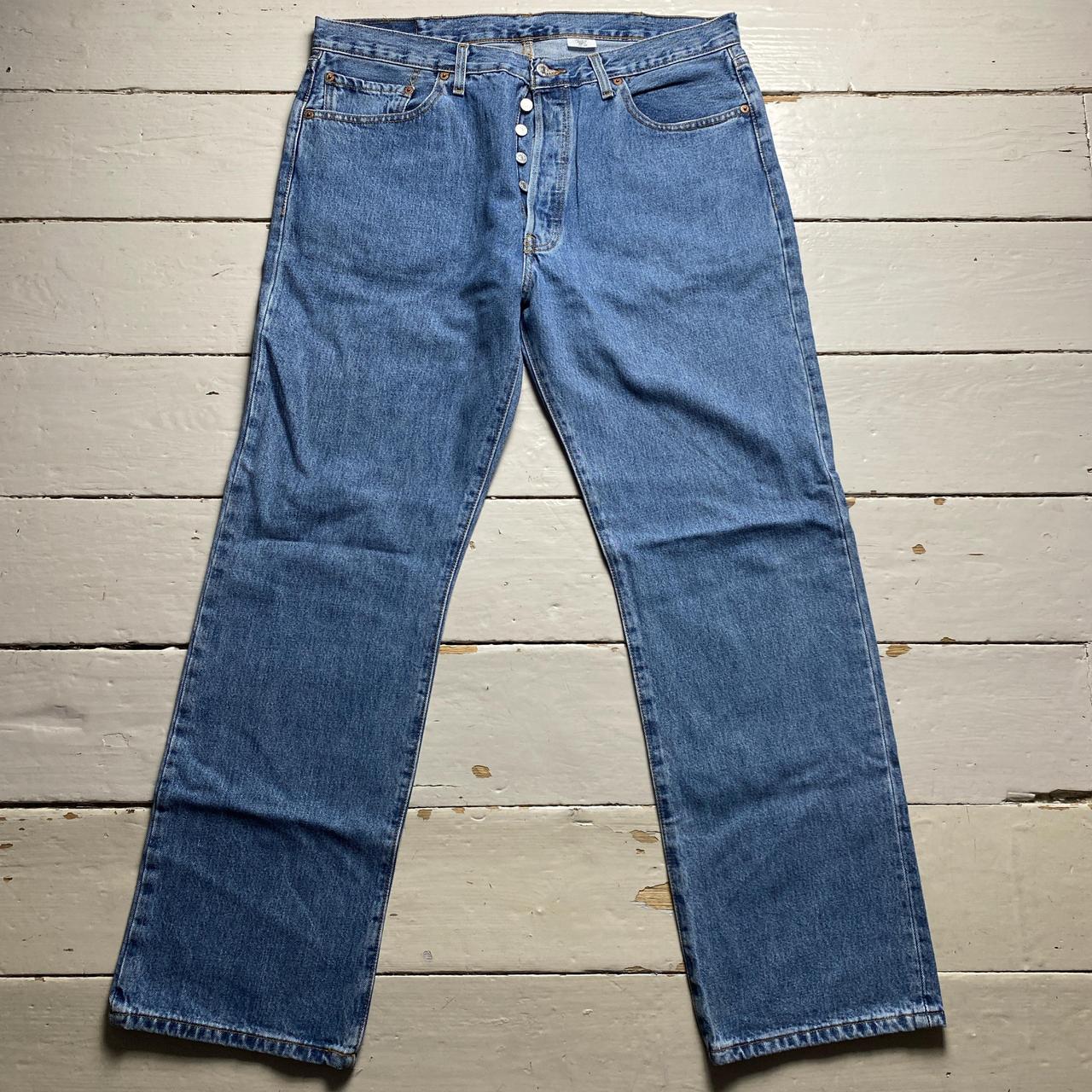 Levis 501 Baggy Blue Jeans