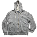 Polo Ralph Lauren Grey and Burgundy Pony Hoodie (L)