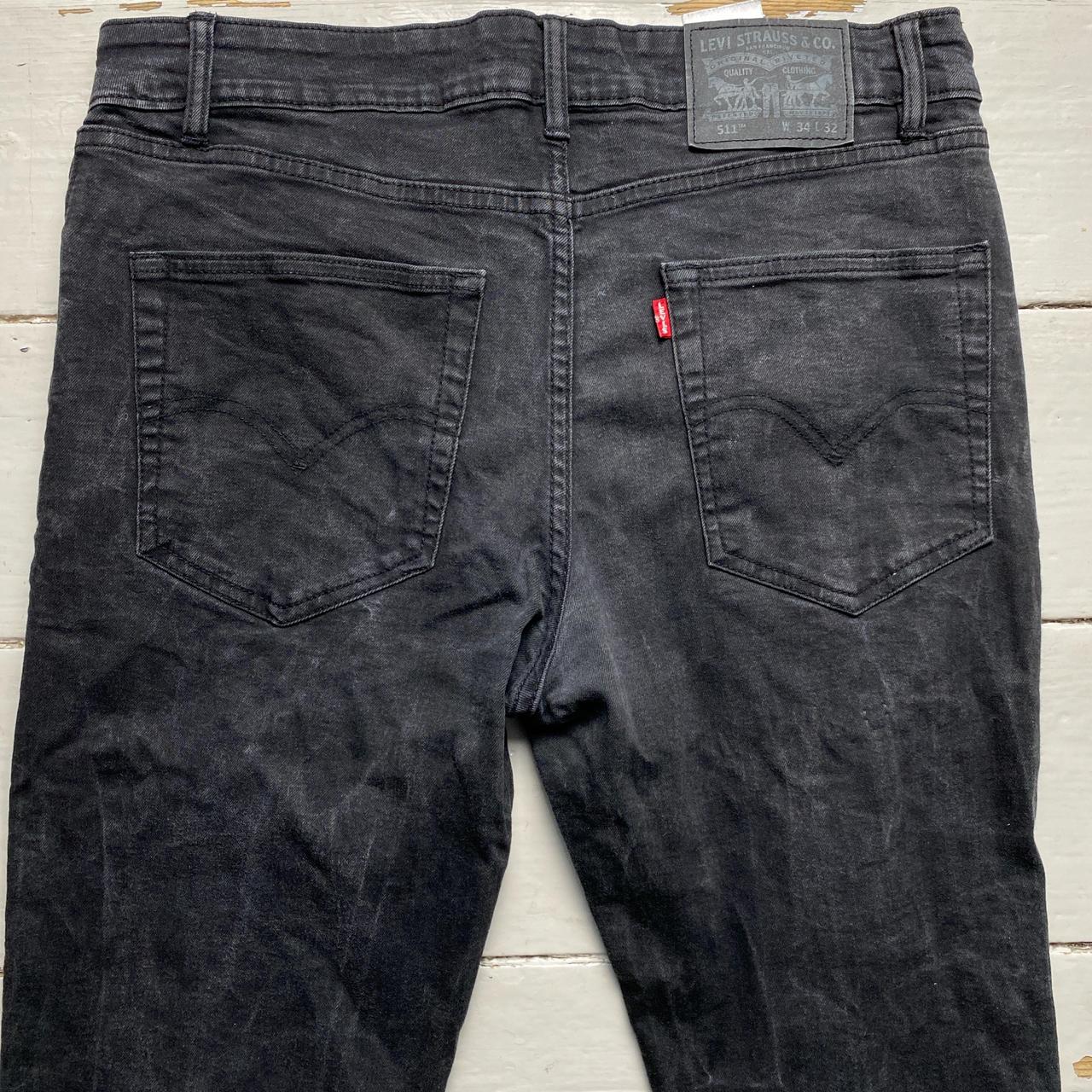 Levis 511 Black Slim Jeans