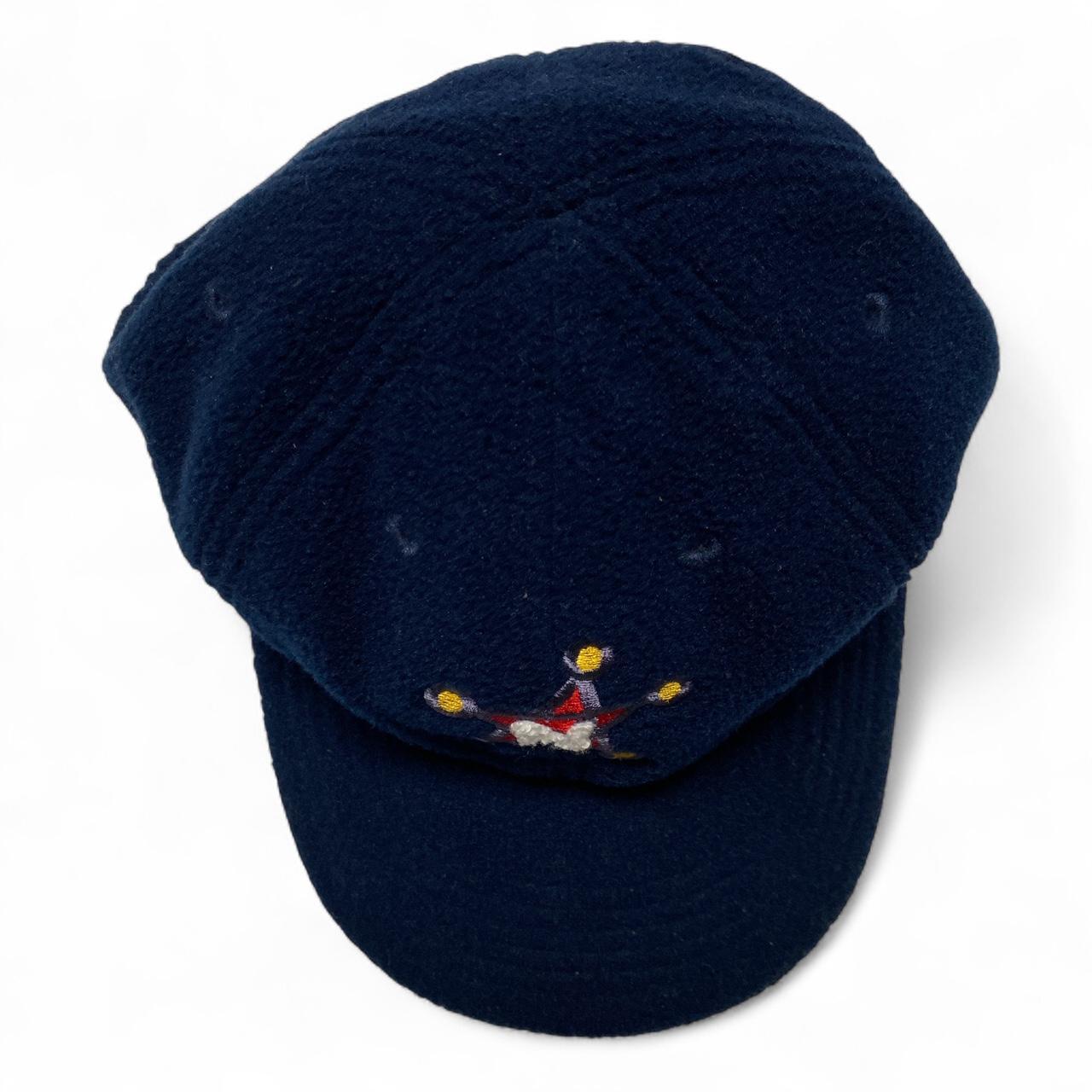 Nike Y2K Vintage Fleece Navy and Red Swoosh Cap