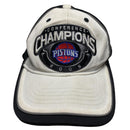 Detroit Pistons 2005 NBA Conference Champions Vintage White and Black Cap