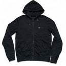 True Religion Black and Silver Plaque Hoodie (L)