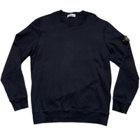 Stone Island Black Crewneck Jumper (XL)