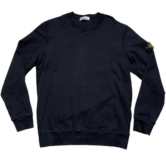 Stone Island Black Crewneck Jumper (XL)