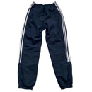 Adidas Navy and White Shell Trackpant Bottoms (S)