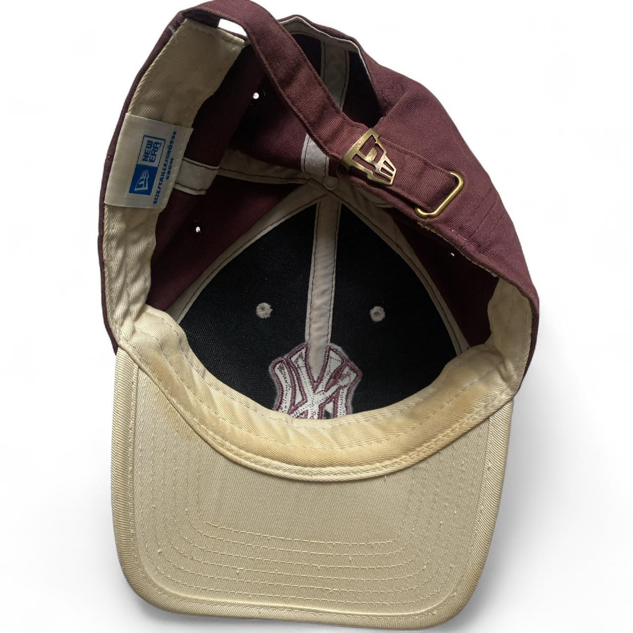New York Yankees New Era White and Burgundy Baseball Cap