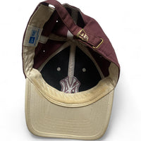 New York Yankees New Era White and Burgundy Baseball Cap