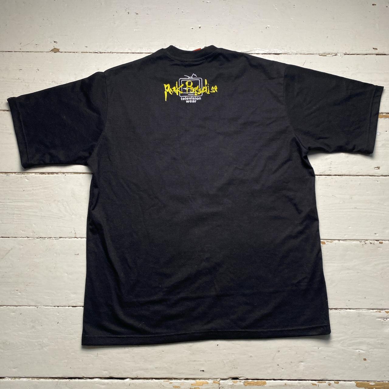 Peak Television Sade Black Grey and Gold Print T Shirt