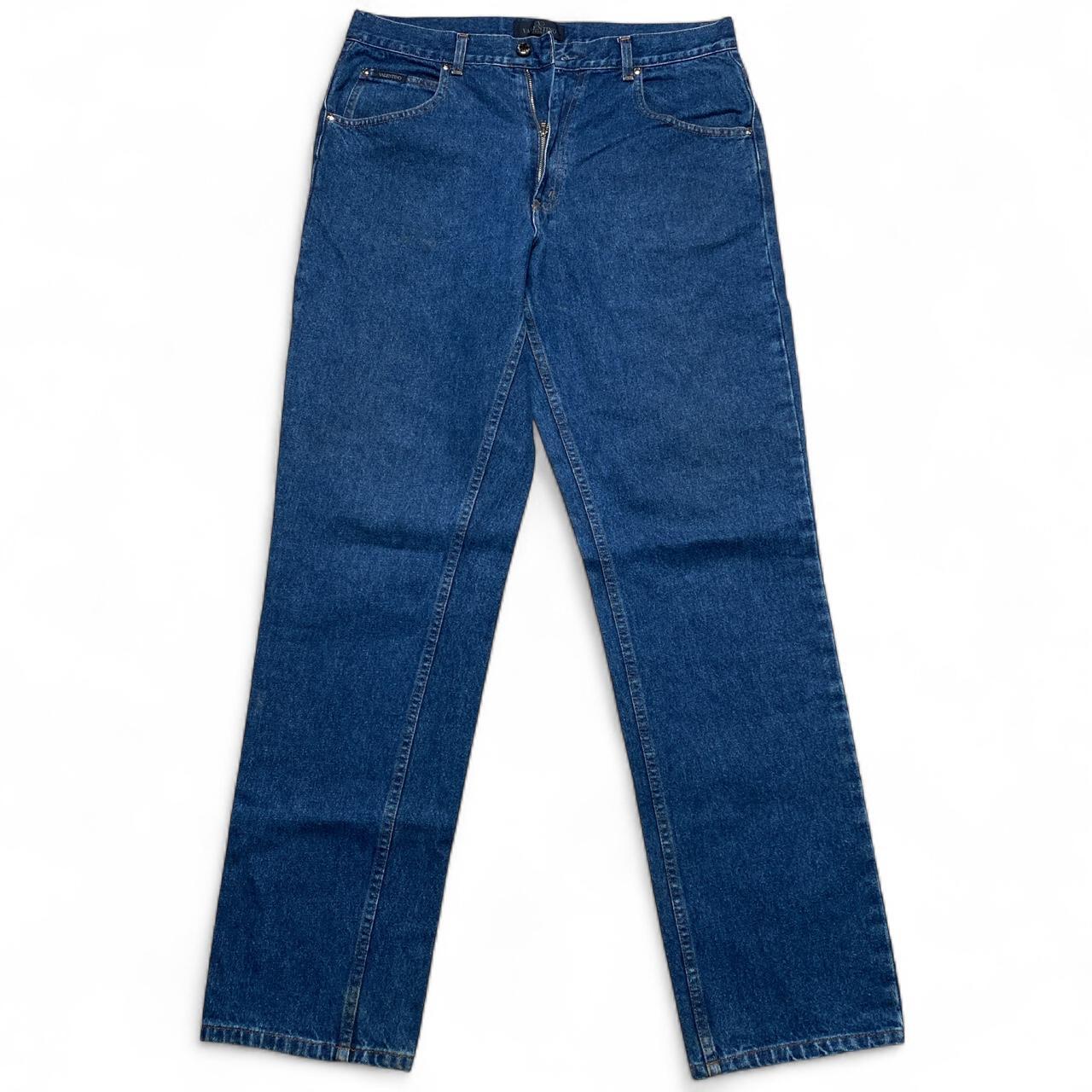 Valentino Navy Blue Baggy Jeans (36W)
