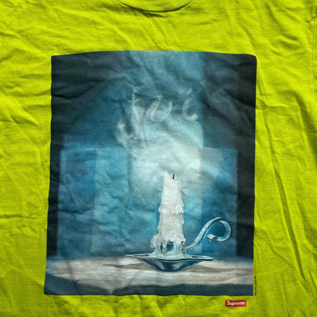 Supreme Fuck Candle Smoke Green T Shirt (M)